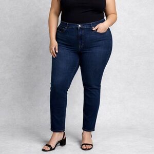 EVERLANE Ankle Jeans Everyday High Rise Tapered Leg Stretchy Denim Women’s 33